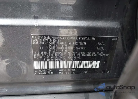 2021 Toyota Rav4 Hybrid Xse z USA, uszkodzony, nr VIN 4T3E6RFV1MU032243